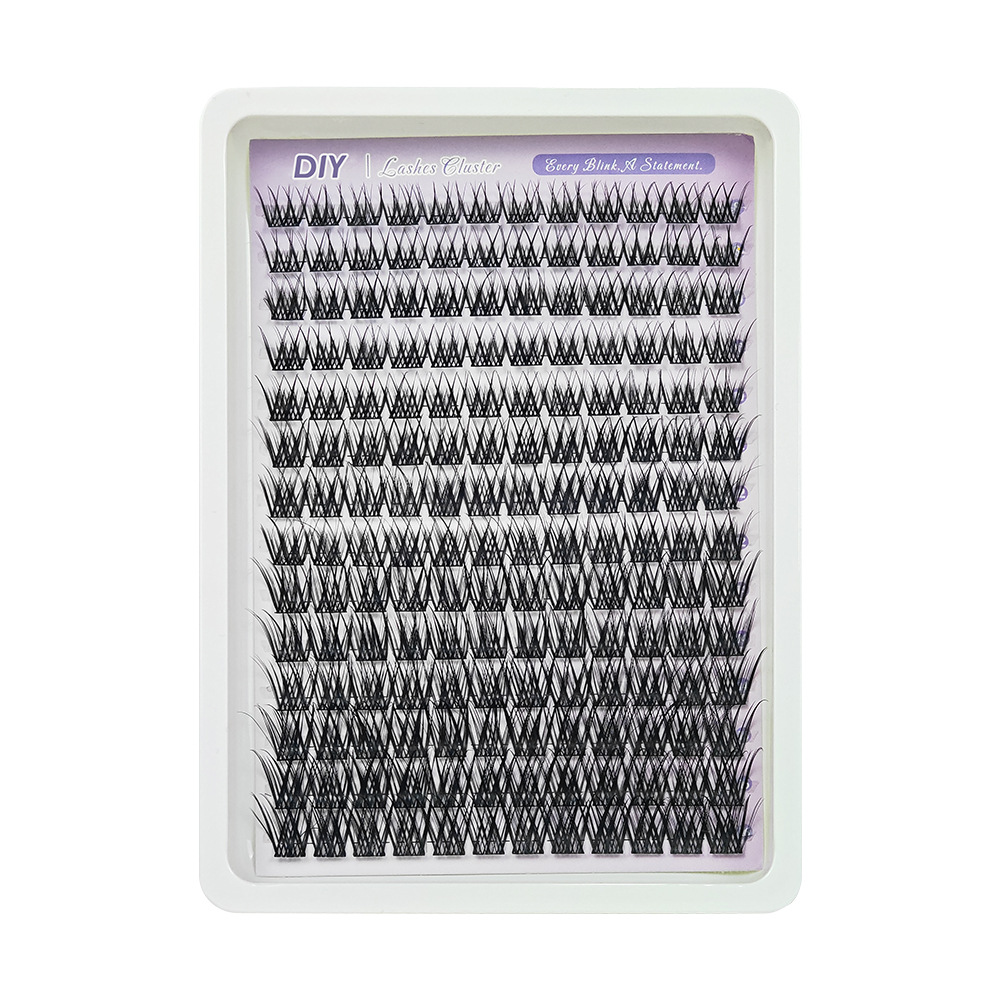 Fábrica al por mayor amazon europeas y americanas pestañas falsas ligeras y vívidas pestañas paquetes de pestañas injerto libro de pestañas transfronterizas