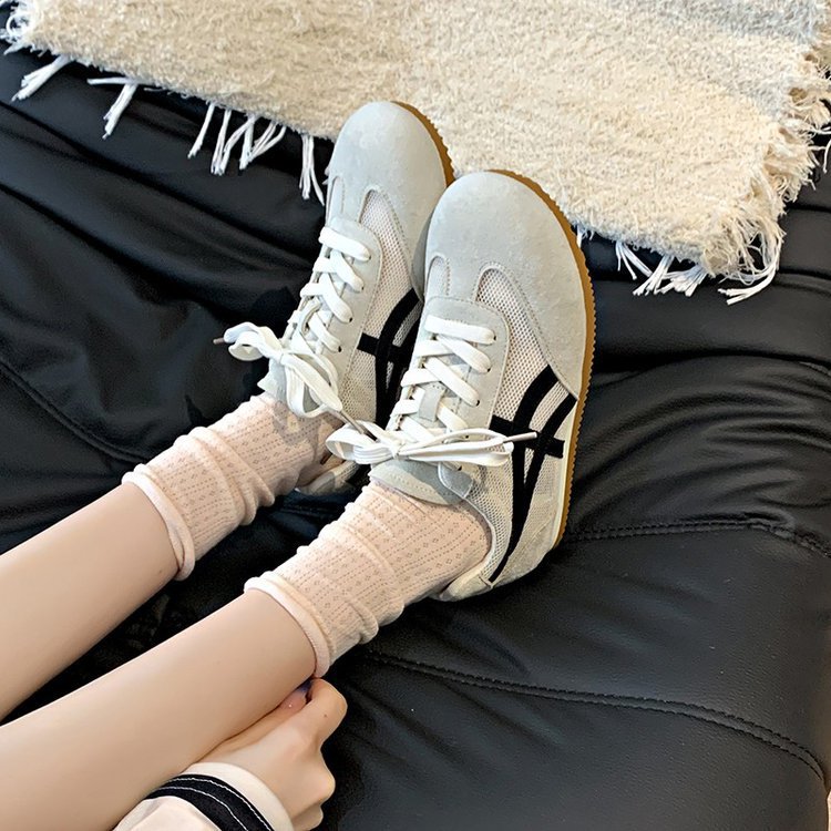 Zapatillas deportivas Dopamine para mujer, nuevas y populares zapatillas planas de primavera y verano, zapatillas de malla versátiles, zapatillas deportivas informales. image 5