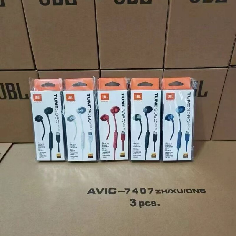 The Popular Foreign Trade Product Tune T305C Is Suitable for Jbl In-Ear Heavy Bass Wired Headphones with Type C Port The Popular Foreign Trade Product Tune T305C Is Suitable for Jbl In-Ear Heavy Bass Wired Headphones with Type C Port