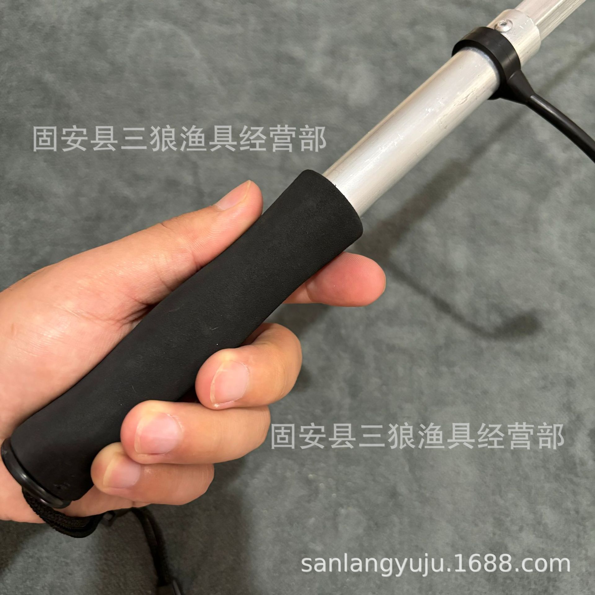 Telescópica aleación de aluminio gancho de pesca Pesca telescópica gancho telescópico aleación de aluminio gancho de acero inoxidable gancho telescópico Dispositivo de pescado al por mayor