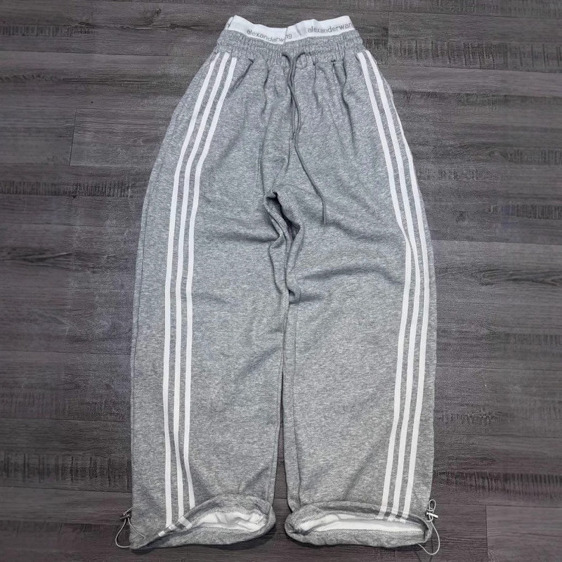 European and American Cross-Border Y2K American Retro Wide-Leg Pants with Double Waistband, Letter Print, Vertical Stripes, Loose Casual Sweatpants European and American Cross-Border Y2K American Retro Wide-Leg Pants with Double Waistband, Letter Print, Vertical Stripes, Loose Casual Sweatpants