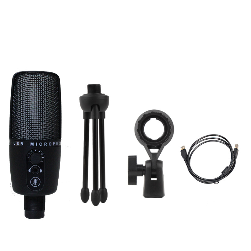 Private Model RGBGaming Microphone USBMicrophone One-click Mute Recording Hot Product
