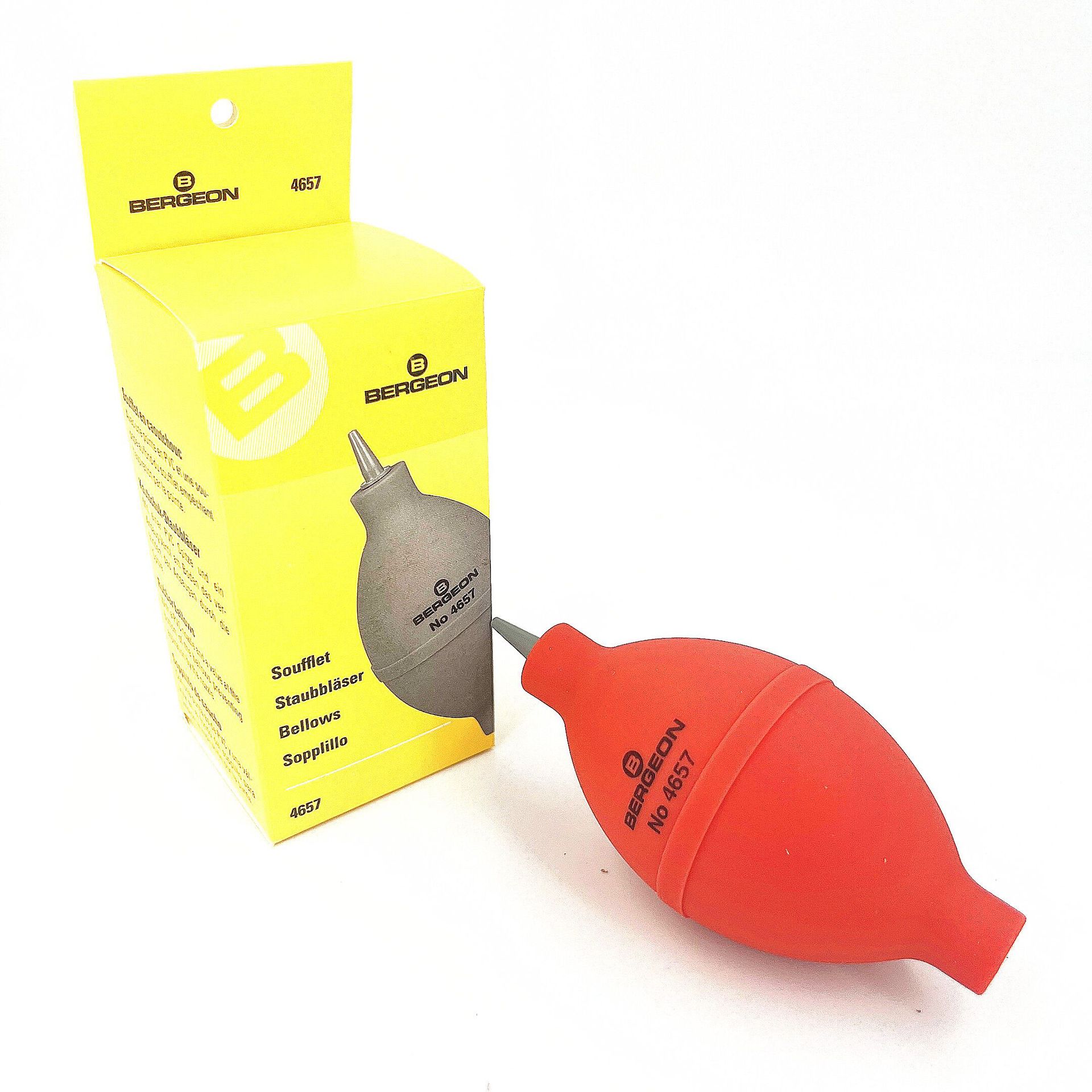 修表工具 瑞士原装博格 BERGEON 4657软胶风球 吹尘球 钟表维修用