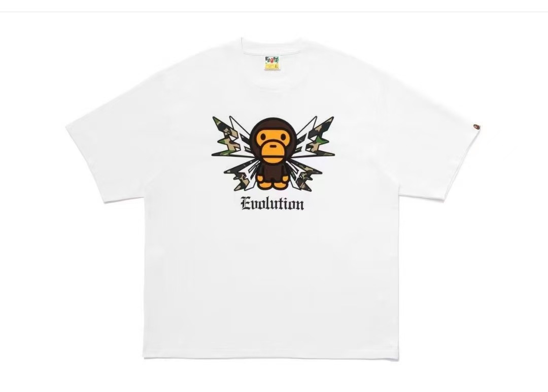 BAPE x EVOLUTION Baby Milo Tee White