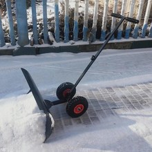 推雪铲家用清雪推雪铲除雪铲扫雪工具推雪板 手推式推雪铲