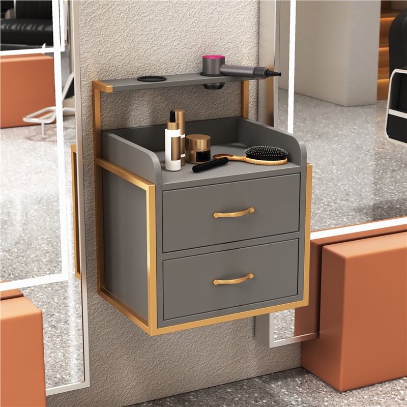 Barbería tipo pared armario de herramientas para salón de belleza especial barbería estante multifuncional tablero de herramientas de salón de belleza