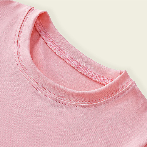 Temu Girls' Short Sleeve T-shirt with Letter Print Summer Casual Crew Neck Children's T-shirt Factory