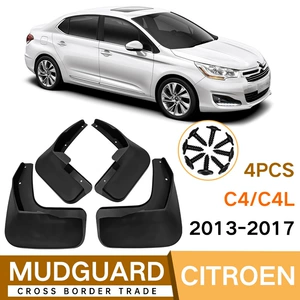 Citroen C4 C4L 2013-2017 üçün dəri palçıqqoruyucu, ön və arxa hissələr