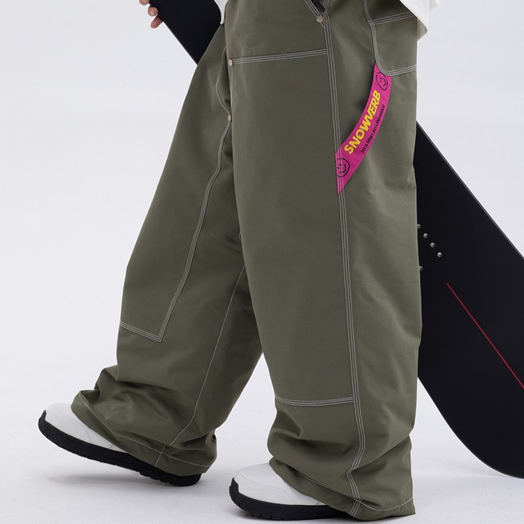 001 SNOWVERB Tag Pantaloni invernali caldi da esterno unisex impermeabili antivento da snowboard di alta qualità, caldi e venduti a prezzi accessibili_voghion.com
