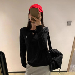 现货RL拉夫小马标修身弹力打底衫可单穿内搭圆领长袖打底衫可代发
