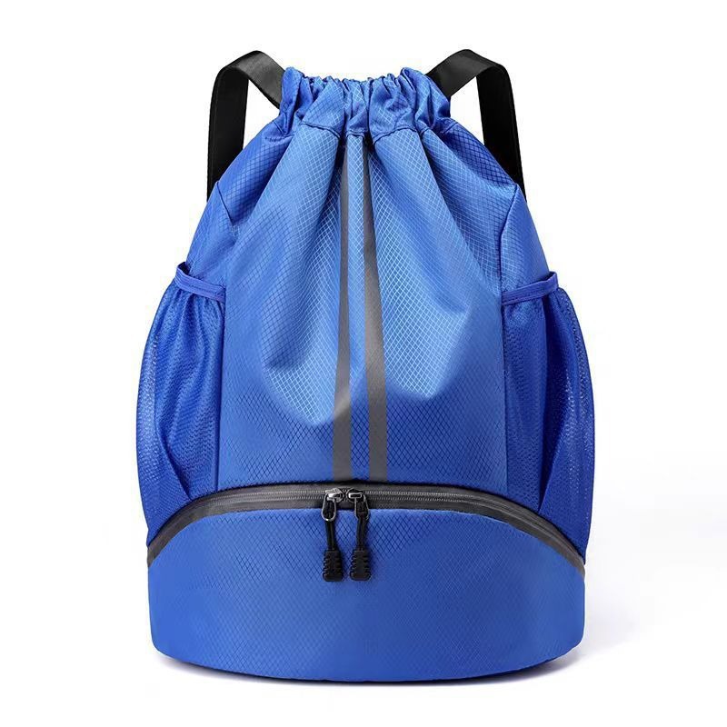 Bolsa deportiva ligera separación seca y húmeda bolsa de natación bolsa de baloncesto fútbol mochila de hombro abertura de la correa de dibujo bolsa portátil de gran volumen de espacio image 9