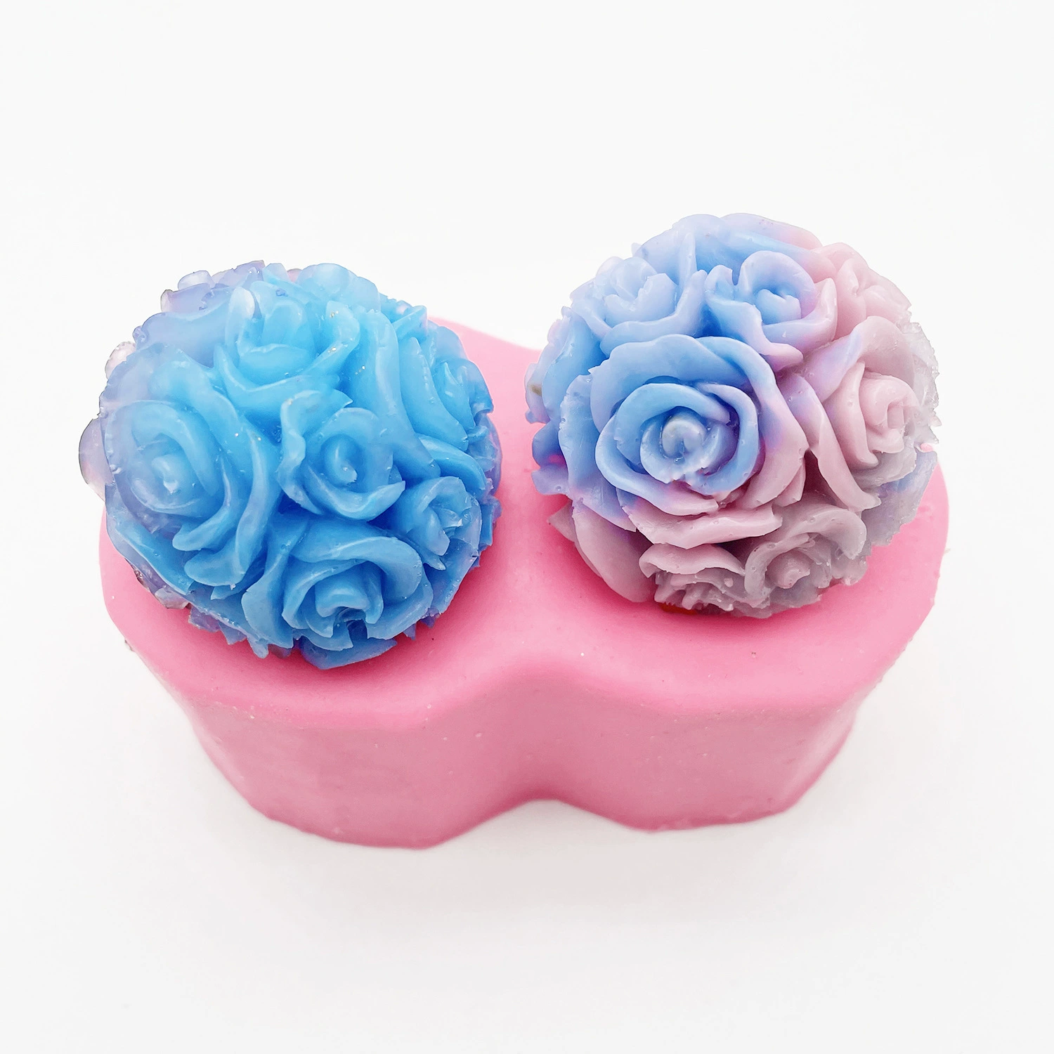 Candle contains rose, aromatherapy, silicone mold, 3D, DIY