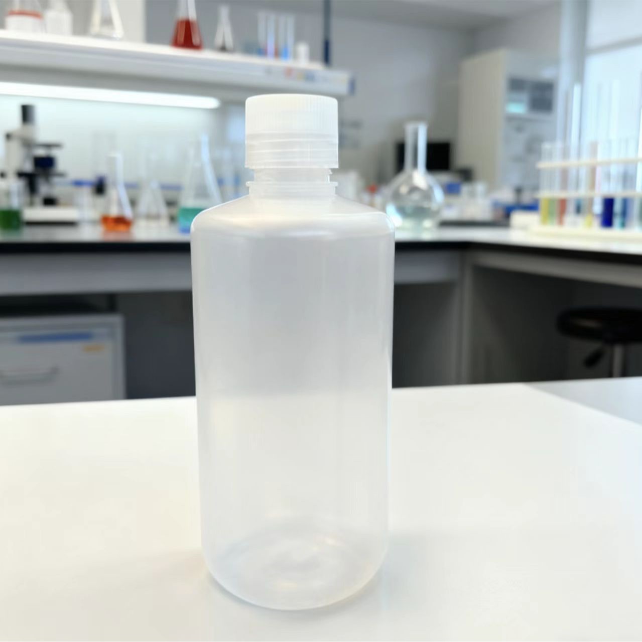 聚丙烯试剂瓶窄口圆身密封样品瓶实验高温灭菌瓶pp耐酸碱塑料瓶