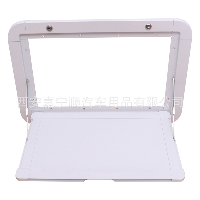 Mesa de comedor externa RV plegable con cerradura de escritorio adjunta mesa de cuerpo de coche tablero modificado aleación de aluminio del coche Mesa extendida cuerpo