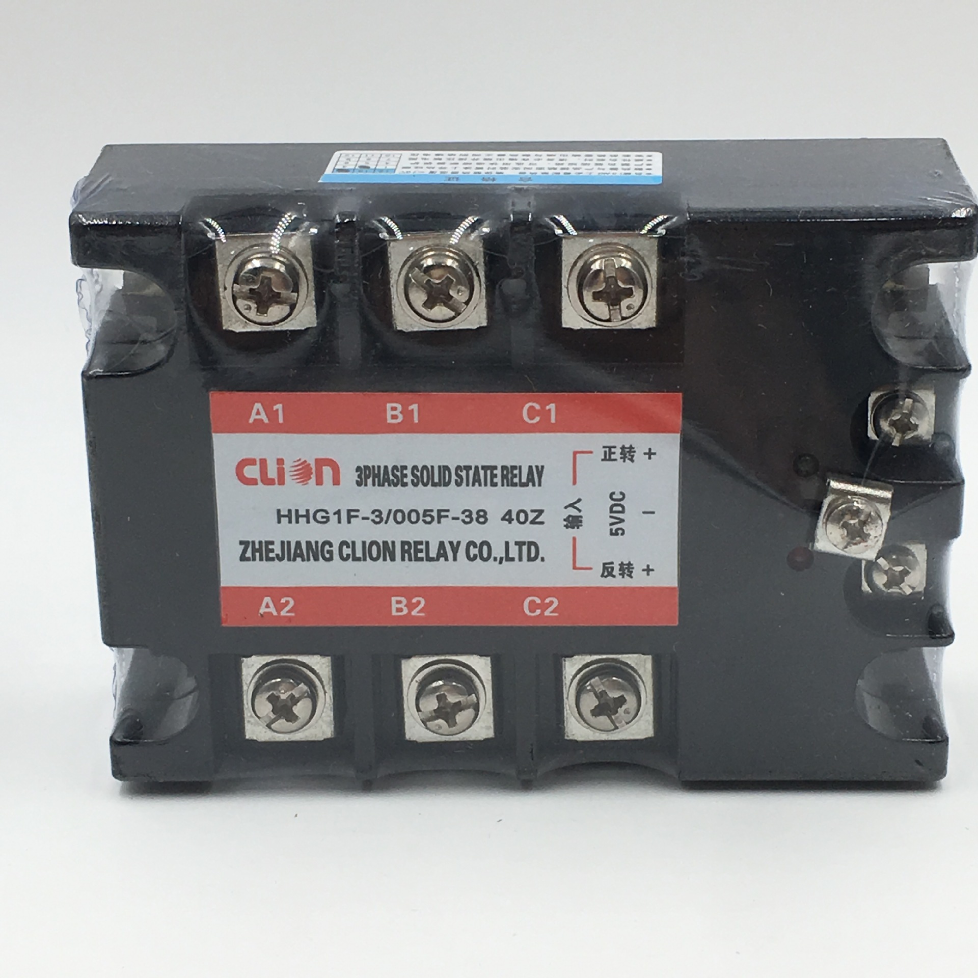高品质CLION欣大5V控制三相正反转固态继电器HHG1F-3/005F-38 40Z