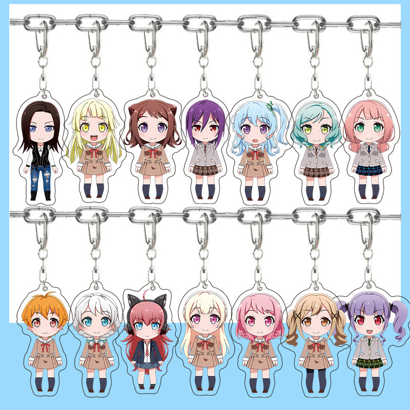 Bangdream!Mygo!! !Afterglowhello,Happyworld Acrylic Keychain