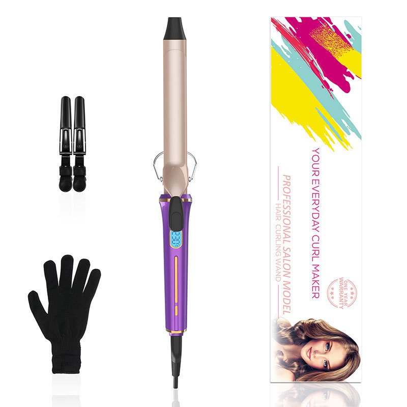 Amazon popular de cerámica rizador de pelo manual de rotación de pelo rizado todo en uno recto de doble uso rizador de pelo perezoso al por mayor