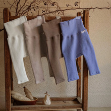 宝宝大屁屁裤秋款婴儿高腰弹力护肚PP裤婴童打底裤新生儿衣服长裤