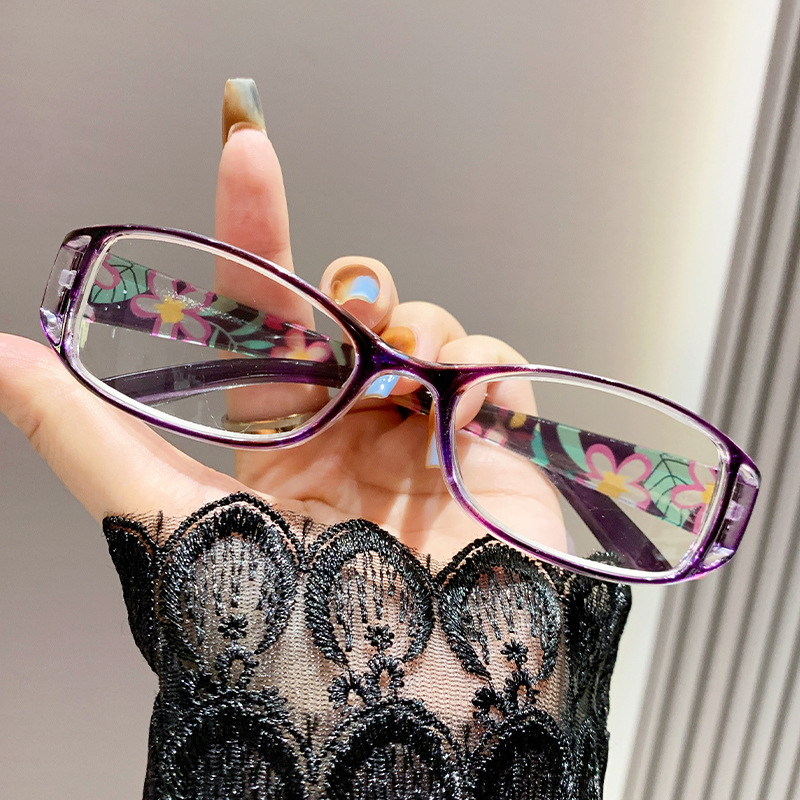 Moda anti-luz azul ultra ligero adelgazamiento de edad vieja hipermetropía marco de gafas monofocales gafas de alta definición