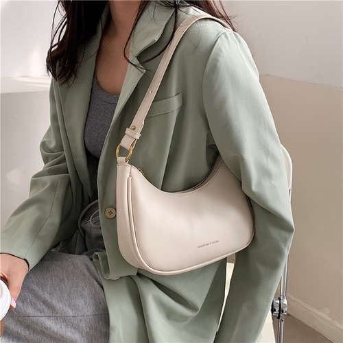 Shoulder armpit bag women's bag  new summer trendy Korean version fashion crossbody bag versatile ins western style crescent bag