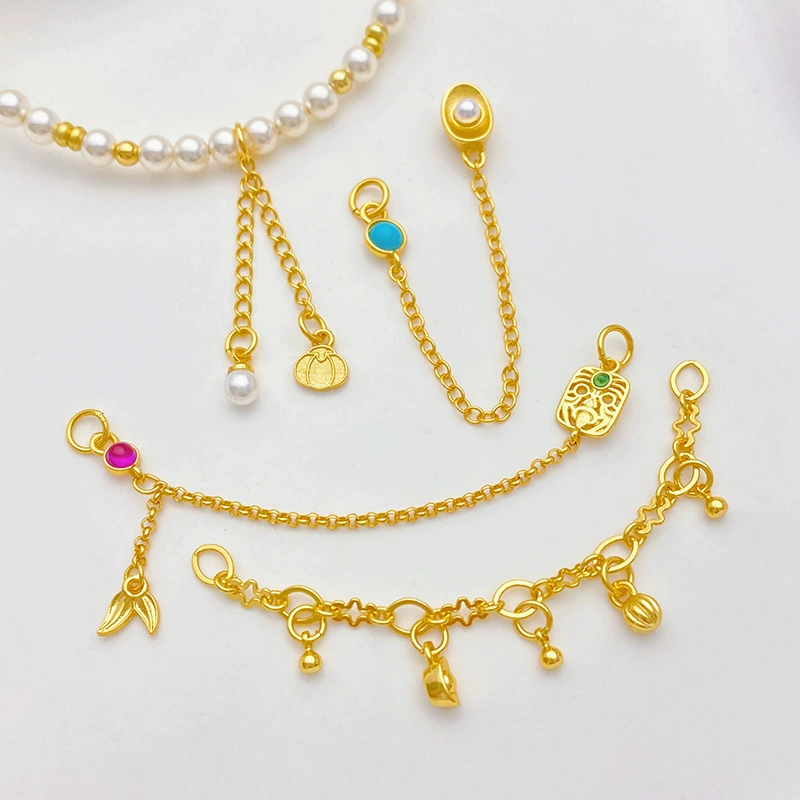 Turquoise bar, chain handmade, bracelet, necklace, accessory, accessories, golden color