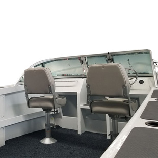 Sea fishing essential aluminum alloy fishing boat certificate complete fishing boat