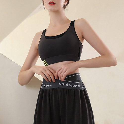 All-in-one sports bra for women running yoga back high-intensity shock-proof push-up bra vest-style fitness bra