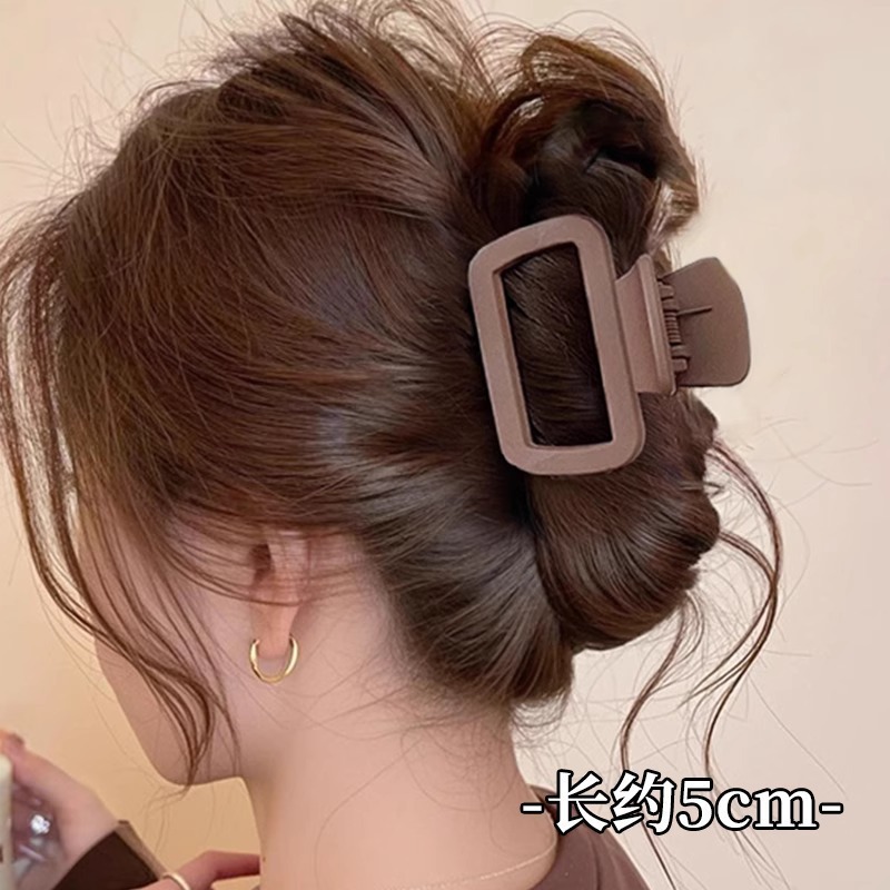 2025新款发夹女后脑勺抓夹鲨鱼夹发卡高级感发抓慵懒风盘发夹头饰|undefined