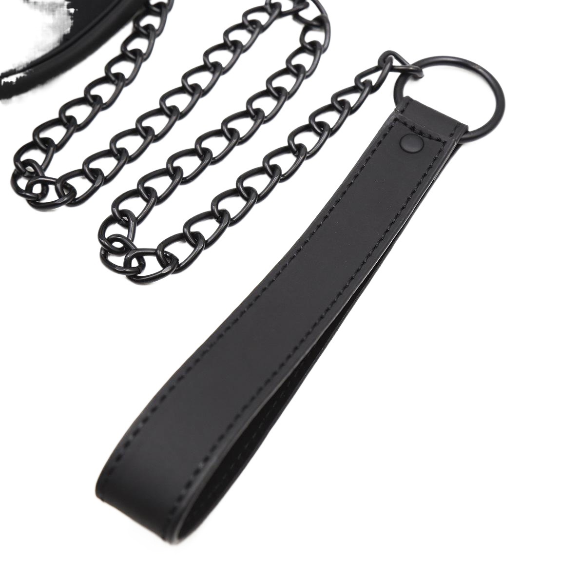 Tienda de fábrica al por mayor sexy flirting suministros collar de cuero collar de tracción collar Cadena de perro suministro de comercio exterior