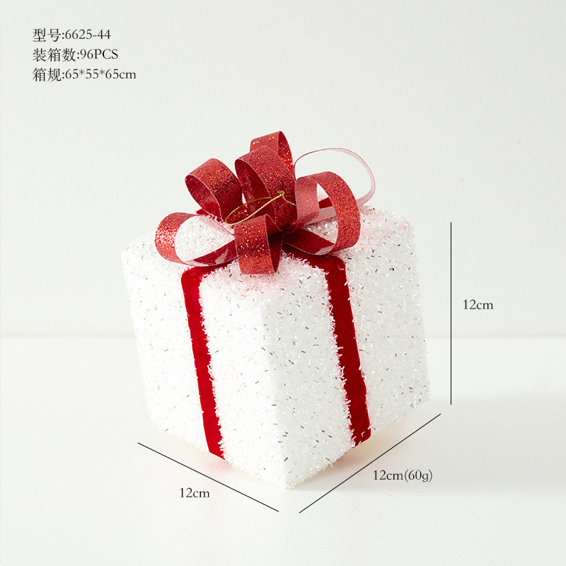 Nuevo magenta transfronterizo decoraciones de Navidad bola de Navidad muletas extrañas muletas decoraciones de árbol de Navidad