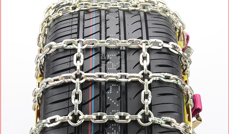 Simple Car Tire Anti-Slip Chains for Snow Emergency Use, Universal Anti-Slip Chains for Cars and Suvs, Ice-Breaking Snow Chains