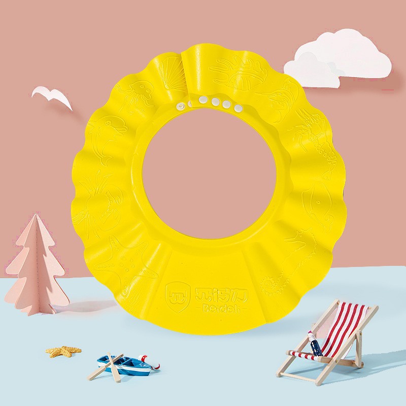 Yellow-ordinary shower cap