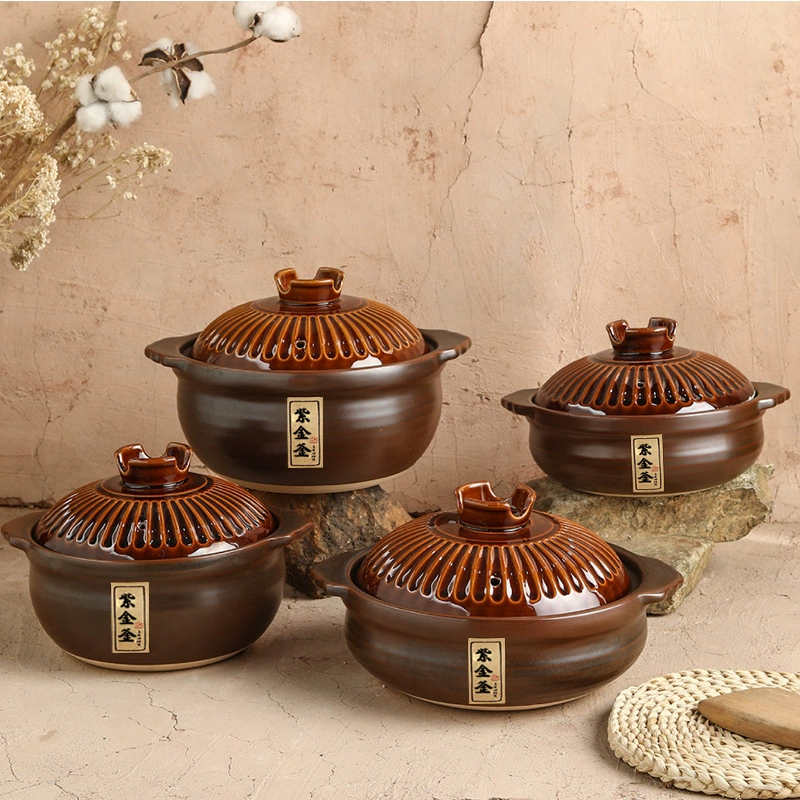 Factory wholesale ceramics pot gravi pot casserole soup to resist high temperature ceramic health casserole soup soup soup year annual conference gift