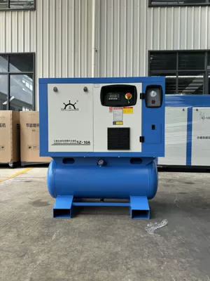 Integrated combination machine laser cutting special air compressor high pressure air pump industrial screw air compressor (Hava kompressorları) - sz-10a