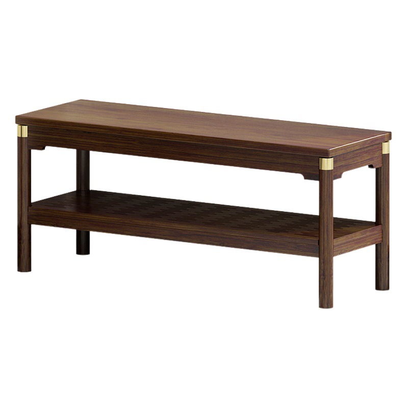 Nuevo estilo chino cambio de zapatos taburete casa puerta usando taburete casa simple taburete largo puede sentarse zapato estante zapato tienda zapato prueba de heces