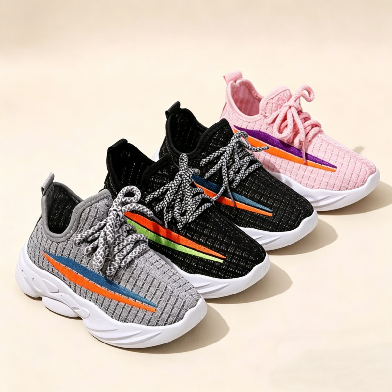 Children's Shoes, Boys' Breathable Mesh Shoes, Summer 2026 New Spring and Autumn Toddler Sneakers, Kids' Girls' Sports Shoes