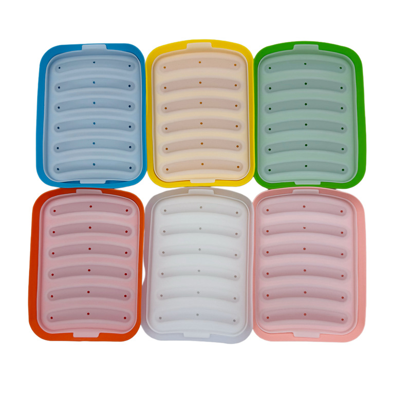 Factory Direct Sales DIY Silicone Sausage Ham Hot Dog Mold Ham Mold Sausage Mold Hot Dog Mold Sausage Box