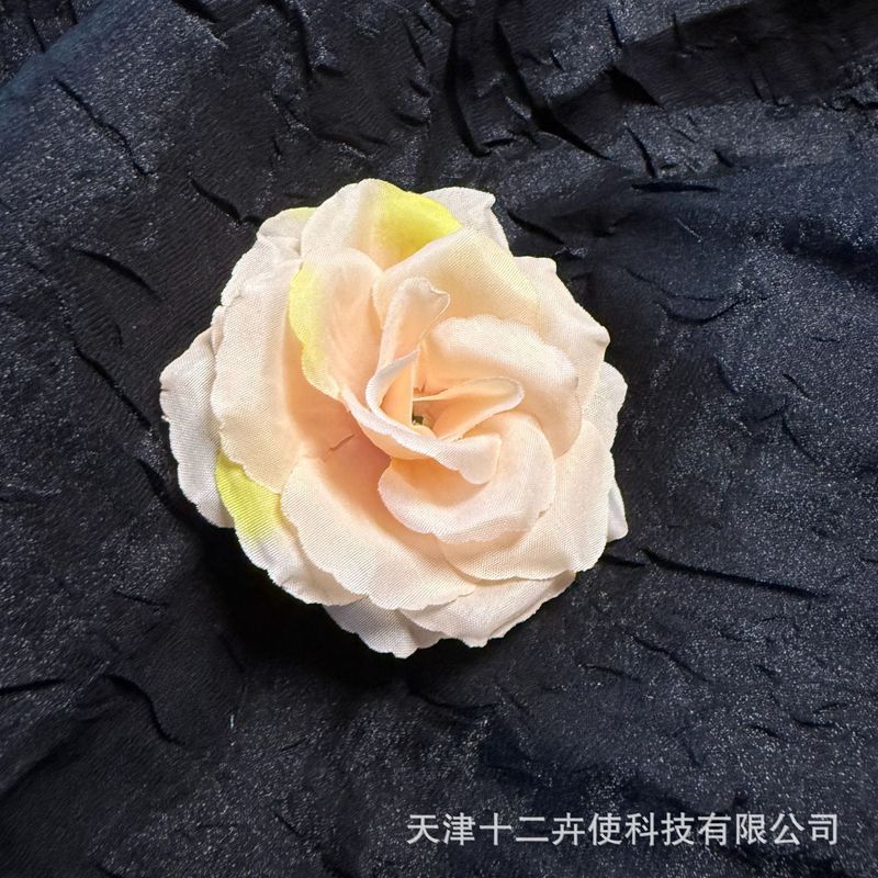 仿真8厘米玫瑰花花头婚庆布置花墙装饰婚礼路引服饰配饰仿真花|undefined