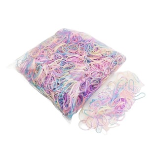 Factory direct jewelry children 1000 disposable bags small rubber band hair ring wholesale hair accessories hair rope
