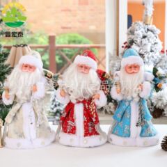 電動サンタクロースロシア音楽小公仔置物玩具ロシア男クリスマス装飾プレゼントクロスボーダー新商品