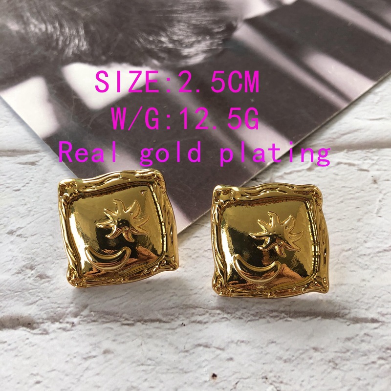 Boucles D&#39;oreilles En Diamant Perle Géométrique Rétro En Gros Nihaojewelry display picture 9
