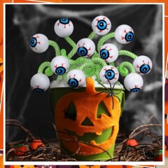 跨境新品 Halloween three-dimensional eye 万圣节立体眼珠插花