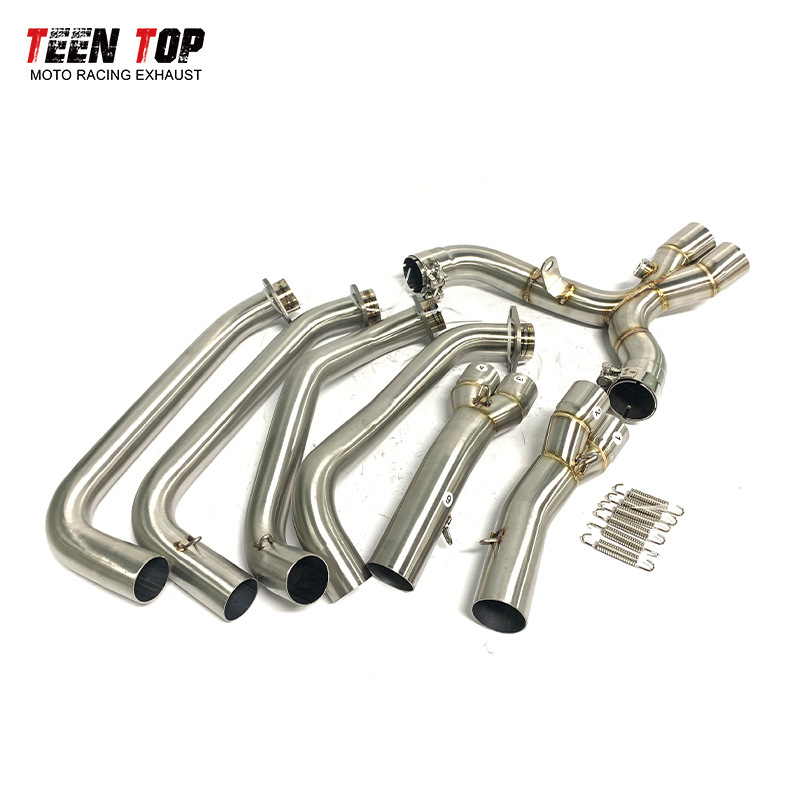 Kawasaki Motorcycle Z1000 Front Connecting Pipe Modified Z1000Sx Titanium Alloy Middle Exhaust 10-21