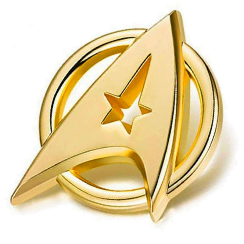 StarTrek Звездный путь брошь открытия флота мост командир контактный металлический сплав значок