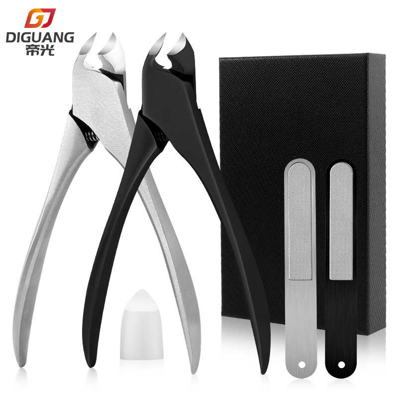 Professional Nail Technician's Nail Clippers, Horn-Shaped Pliers, Nail Groove Pliers, Nail Scissors, Nail Art Tools, Drill Removal Tools, Specialized for Thick and Hard Nails