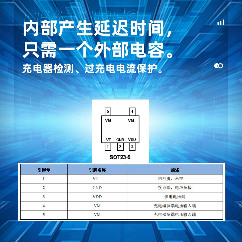 Protective lithium battery with chip, (Physicals), 2130b, 2 in 1