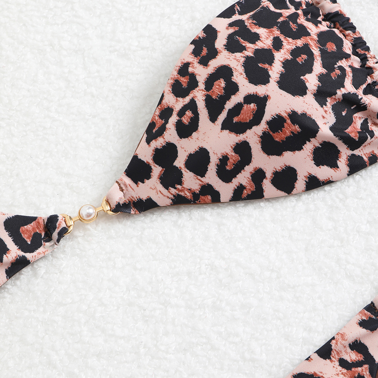 140g Weight Briefs Panties Style Bra Bra Category Polyester Fabric Type 2 Pieces Set Quantity Casual, Daily, Swimming Pool Occasion Ditsy Floral, Leopard Pattern Women's Gender Women's Ditsy Floral Leopard 2 Pieces Set Bikinis Swimwear 5