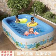 游泳池家用充气儿童加厚大号宝宝洗澡池小孩子成人戏水池海洋球池
