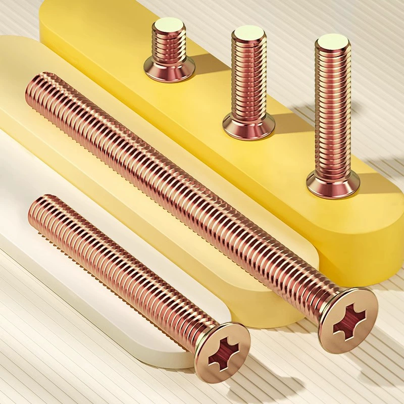 Удлиненная вставка винта для пола Маленькая плоская головка M4 Специальный переключатель розетки для пола Огненная головка 3/4/5 см 6/8/10 см