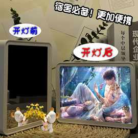 恋与深空周边祁煜黎深沈星回夏已昼手办镜子画小夜灯礼物化妆镜